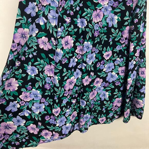 Vintage E.D. Michaels Dress Womens Small Floral Maxi Fairy Grunge Event Romantic - Picture 6 of 13